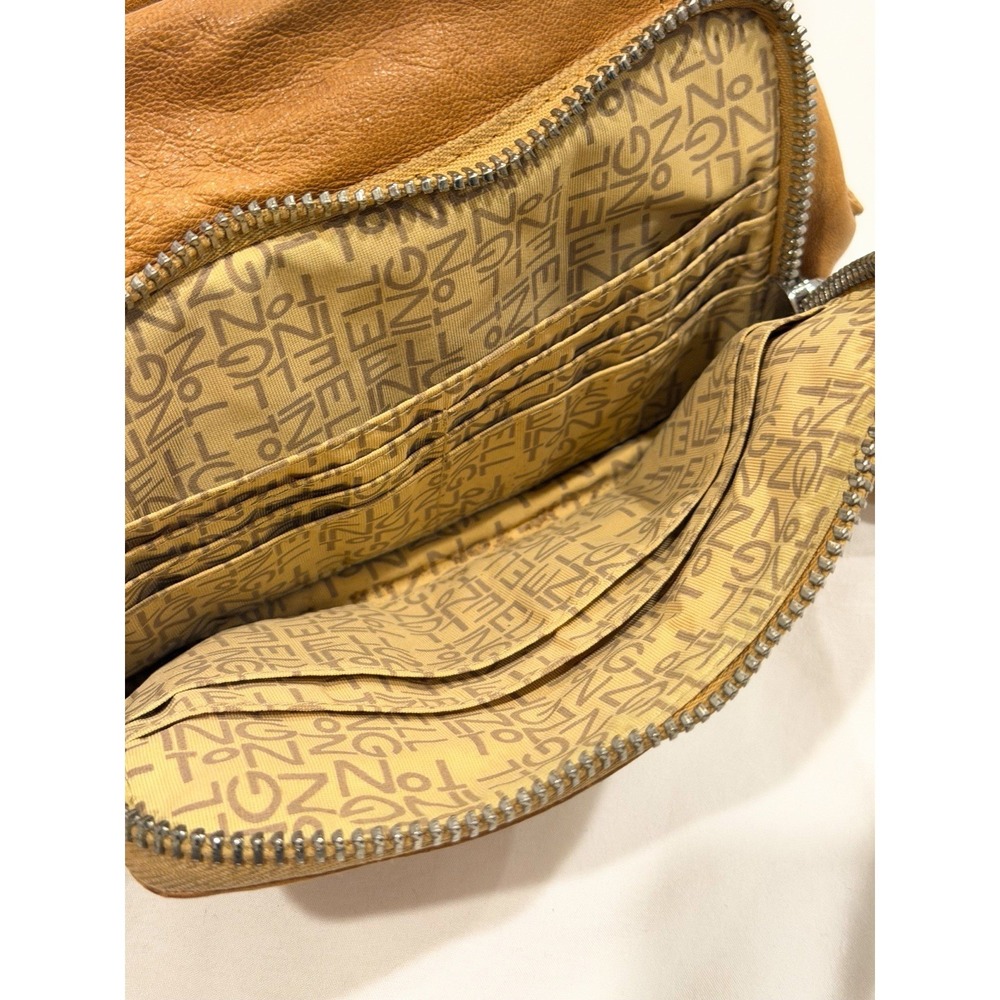 Ellington Eva Leather Crossbody Bag Tan Vintage Inspired Boho Y2K - Picture 8 of 11
